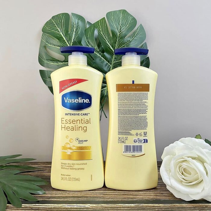 VaselineIntensiveCareEssentialHealingBodyLotion2